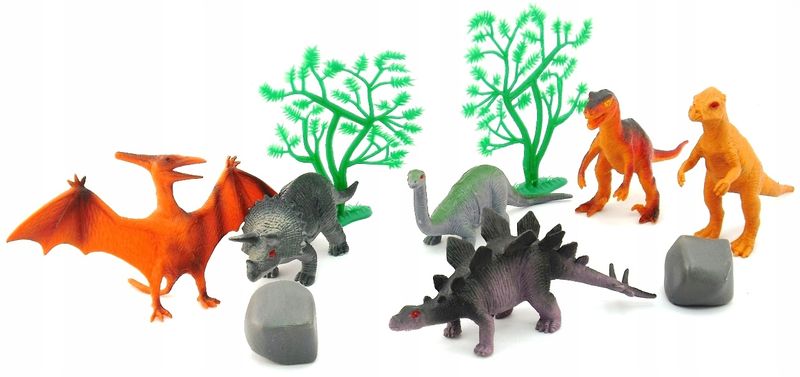 Dinozaury 10 szt. HSH004 zdjęcie 2