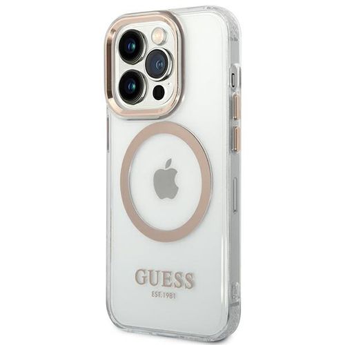Etui Guess do iPhone 14 Pro, Złoty, MagSafe na Arena.pl