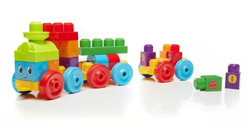 MEGA BLOKS POCIĄG EDUKACYJNY 1-2-3 ! na Arena.pl