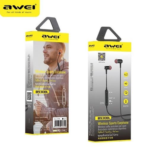 AWEI słuchawki stereo Bluetooth B930BL czarny/black na Arena.pl