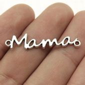 "Łącznik złączka klamerka bransoletki symbol Mama wisiorek naszyjnik