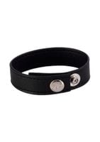 colt leather c/b strap 3 snap black