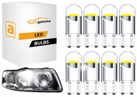 Żarówki W5W T10 LED mocne białe Sphere COB 360 komplet 8 szt
