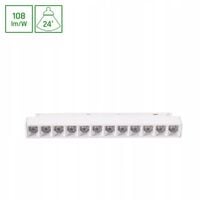 SYSTEM SHIFT BASIC GRID S Oprawa liniowa 22cm 12W 4000K neutralna BIAŁY