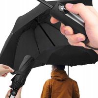 SOLIDNY PARASOL AUTOMATYCZNY PARASOLKA SKŁADANA AUTOMAT UNISEX + POKROWIEC