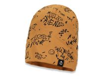 Broel STEFANO czapka dla chłopca musztardowa 48-50