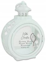 Latarenka ZNICZ okrągły personalizowany z nadrukiem DLA MATKI CHRZESTNEJ