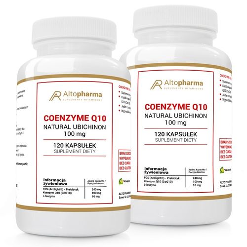 KOENZYM Q10 FORTE 100mg CoQ10 UBICHINON 120k na Arena.pl