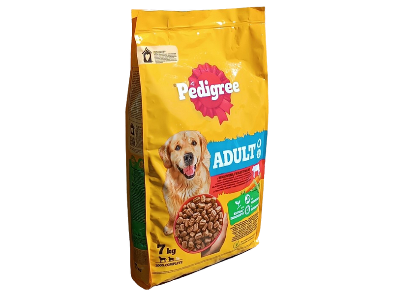 Pedigree Adult 7kg Sucha karma wołowina i warzywa zdjęcie 1
