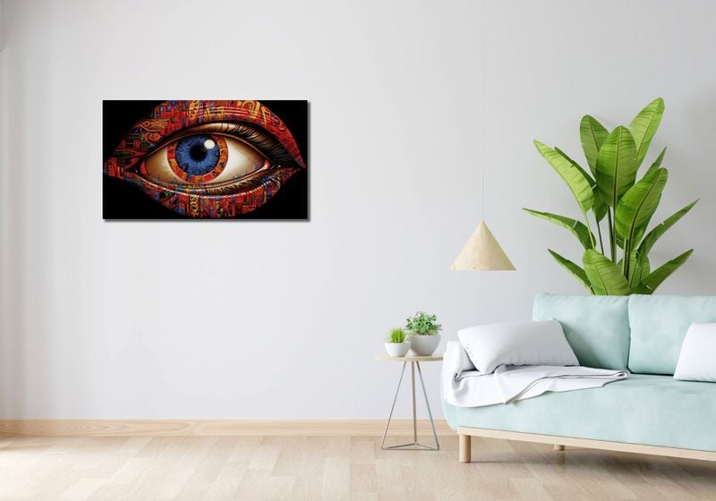 Obraz 90x50cm W Oku Obserwatora zdjęcie 2