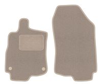 Dywaniki welurowe przednie beżowe Renault Megane III Cabrio 2008-2015