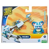 zestaw figurek hasbro sw young jedi adventure nubs pojazd 2pak