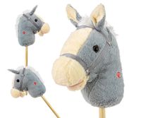 Milly Mally Hobby Horse Koń na Kiju 70cm Grey rżenie tętent galopu 18m+