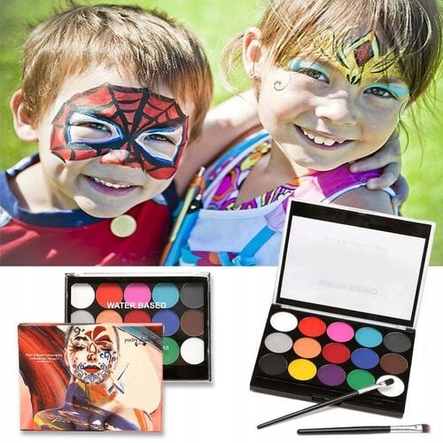 ZESTAW FARB DO MALOWANIA TWARZY CIALA DLA DZIECI na Arena.pl