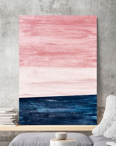 Plakat abstrakcja horyzont geometria 21x29,7 cm A4 na Arena.pl