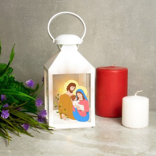 LAMPION ADWENTOWY LATARENKA ŚWIĄTECZNA NA RORATY DEKORACJA LED na Arena.pl