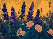 Plakat 20x15cm Złoty Ogród