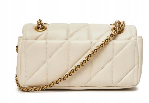 Coach torebka skóra naturalna biały na Arena.pl