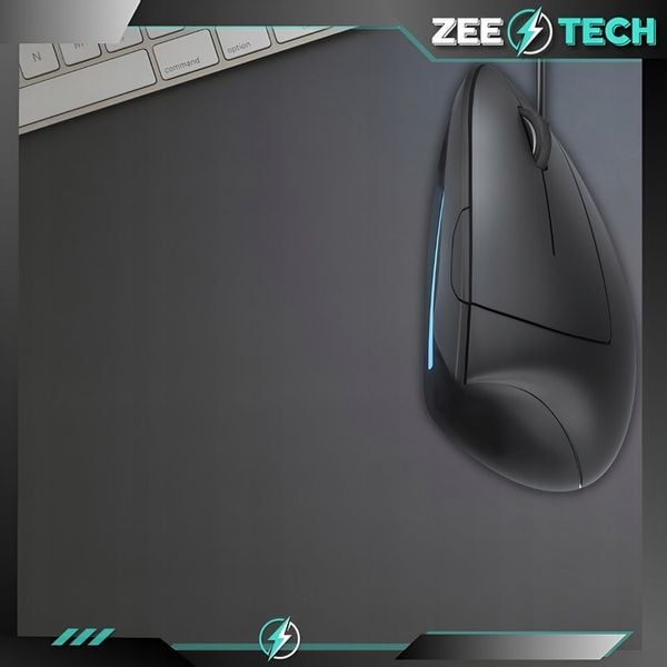 MYSZKA PIONOWA PRZEWODOWA USB WERTYKALNA CICHA DO KOMPUTERA LAPTOPA 3200DPI zdjęcie 4