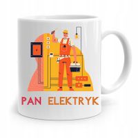 Kubek Prezent Dla Elektryka Pan Elektryk Z Nadrukiem Ze Zdjęciem