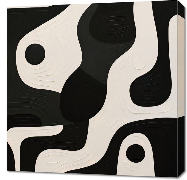 Obraz 70x70cm Kontrastowa Harmonia zdjęcie 1