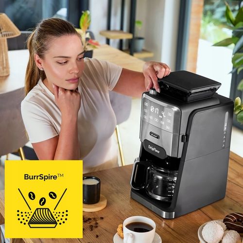 Ekspres przelewowy do kawy z Młynkiem żarnowym Yoer 1520W 1,5L na Arena.pl