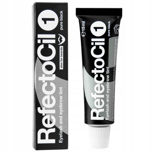 HENNA REFECTOCIL DO BRWI I RZĘS 15ml CZARNA 1.0. W ŻELU na Arena.pl