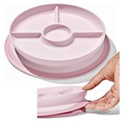 OXO TALERZYK DZIELONY ANTYPOŚLIZGOWY Z MOCNĄ SILIKONOWĄ PRZYSSAWKĄ