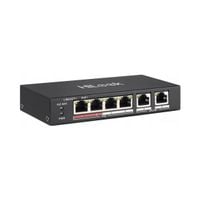 Switch PoE SW-06-POE 4x PoE 2xUplink 35W HiLook by Hikvision do kamer PoE