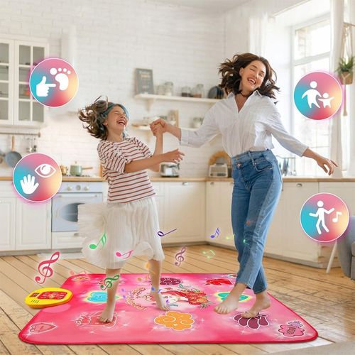 JEDNOROŻEC MATA DO TAŃCA MUZYCZNEGO DLA DZIECI 5 TRYBÓW 3 POZIOMY 100x87cm na Arena.pl