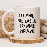 CHAMSKI KUBEK BEZ CENZURY | ŚMIESZNY PREZENT | DO PRACY BIURA DOMU | 330 ml