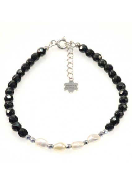 Bransoletka Spinel Perła 925 zdjęcie 1