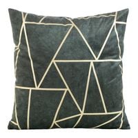 Poszewka dekoracyjna BLINK-29 45x45 ciemnomiętowo/jasnozłota