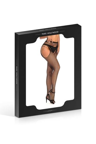 black strass open tights tu (size: tu) na Arena.pl