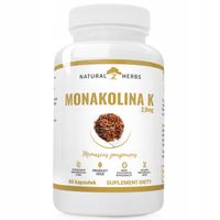 MONAKOLINA K CZERWONY RYŻ OBNIŻA CHOLESTEROL 60k