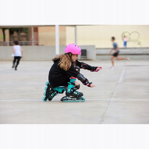 Rolki dziecięce Rollerblade Microblade Jr black/light blue 36.5-40.5 EU na Arena.pl