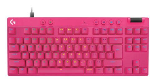 Klawiatura LOGITECH Pro X TKL Rapid Różowy na Arena.pl
