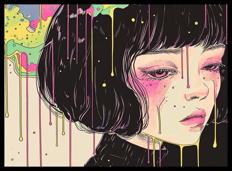 Plakat 55x40cm Strugi Kolorów zdjęcie 2