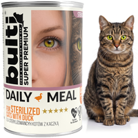 BULTI Daily Meal Sterilized mokra karma dla kota Kaczka z Kurczakiem 400g
