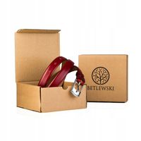 Betlewski pasek czerwony - kobieta