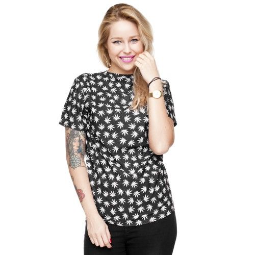 T-SHIRT MARIJUANA BLACK na Arena.pl