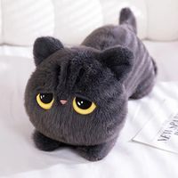 Pluszowa zabawka kot, duża – 50 cm / Szary