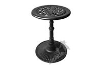 MINI STOLIK M07 - NISKI Z BLATEM KORONKOWYM ŻELIWNY