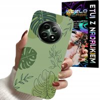 ETUI CASE DO REALME 12 5G - LIŚCIE WZORY DLA KOBIET KWIATY RÓŻE