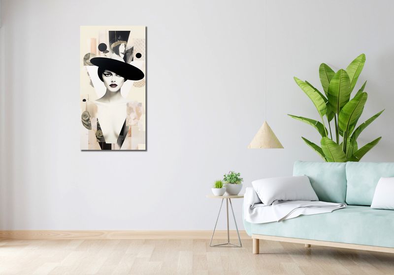 Obraz 50x100cm Portret en Décalage zdjęcie 2