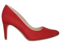 Clarks Czółenka damskie - Laina Rae 2 - rozmiar 35,5 - Czerwone nubukowe