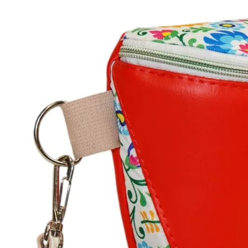 Torebka i Nerka 2w1 - Czerwona i Wzór Łowicki na Arena.pl