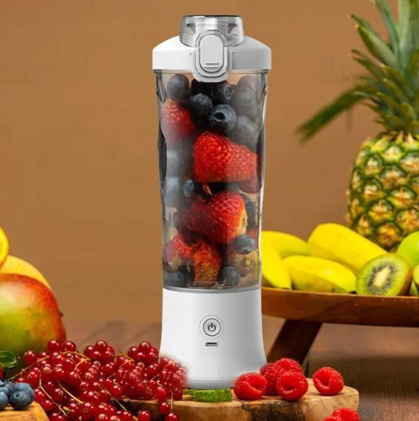 BLENDER SHAKER TURYSTYCZNY DIODY LED USB-C AKUMULATOR 600ML BEZPRZEWODOWY zdjęcie 13