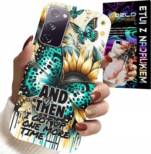 ETUI DO SAMSUNG GALAXY S20 FE - AND THEN I GOT UP, KOBIECE WZORY + FOLIA na Arena.pl