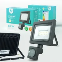 Naświetlacz LED halogen z czujnikiem ruchu 50W 4500K oświetlenie ogrodowe